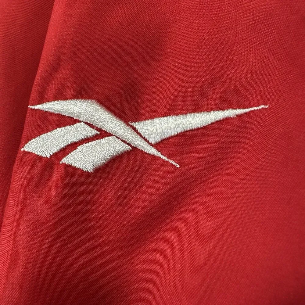 Reebok Men’s Large Vintage Pullover Windbreaker Double Sided‎ Security Jacket